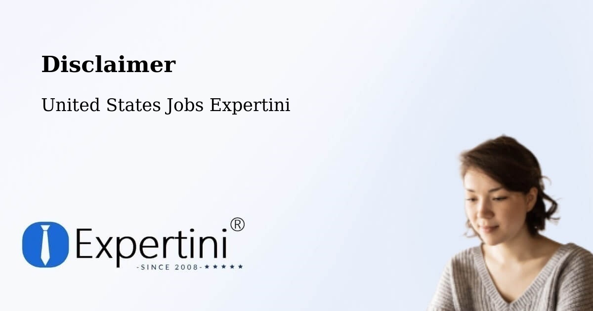 Disclaimer – Wakefield - United States Jobs Expertini