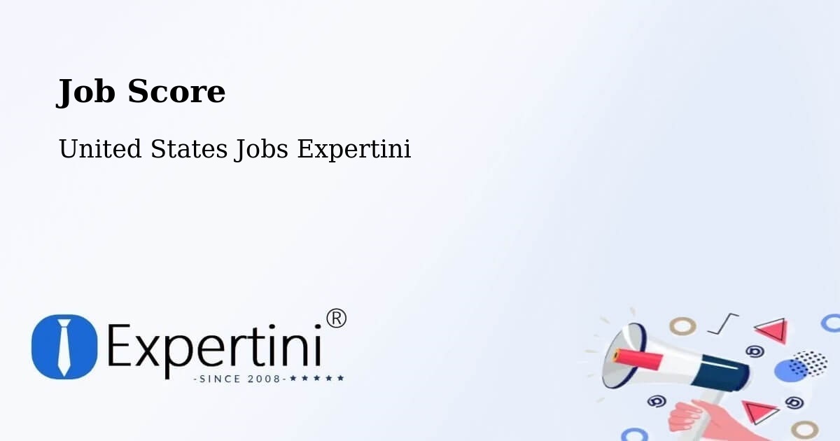 Job Score & Job Description Score Tool – Wakefield - United States Jobs Expertini
